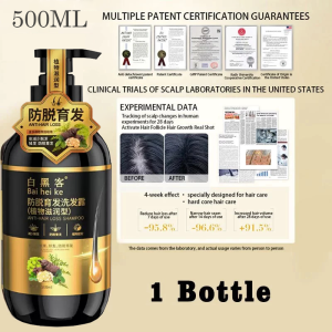 Hair growth shampoo Anti hair loss shampoo 500ml Herbal anti-hair loss improve hair quality nourish scalp 防脫發 洗發水