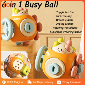 6in1 Baby Busy Ball Early Education Manhattan Hand Grasping Ball Toy Preschool Sensory Training Toy