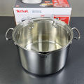 Nồi luộc gà inox 18/10 Tefal Duetto Plus 28cm dung tích 10.4L bảo hành 24 tháng. 