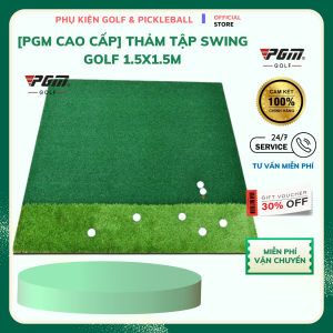 Thảm Tập Golf Swing 125cm x 150cm - Dày 3cm - Cỏ Golf Cao Cấp - Tặng Tee và Bóng Golf .