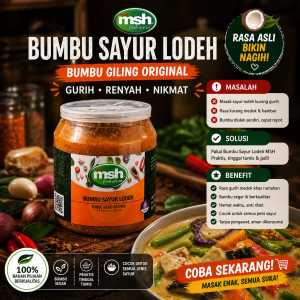 Bumbu Sayur Lodeh Rempah Alami 190 gr  Bumbu Sayur Lodeh Anti Gagal  Bumbu Sayur Lodeh Tanpa Pengawet