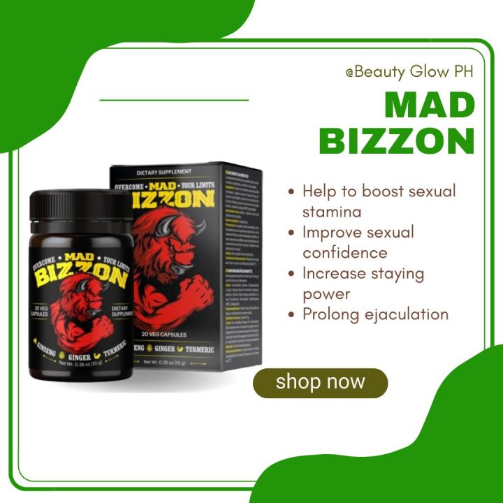 Original Mad Bizzon 20 Capsules For Men's Health | Lazada PH