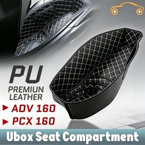 Seat Bucket Cushion Liner For Honda Pcx160 Adv160 Pu Leather Inner Cover Scratch Resistant Easy Clean Storage Compartment