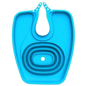 Sincecu Adjustable Hair Washing Basin Portable Foldable Shampoo Bowl with Adjustable Neck Strap Single Pack