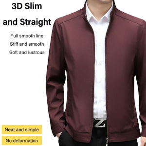 HFH Mens Lapel Collar Jacket Turn Down Collar Casual Outerwear Jacket Authentic Clearance Sale Mens Fashion Coat Daily Wear