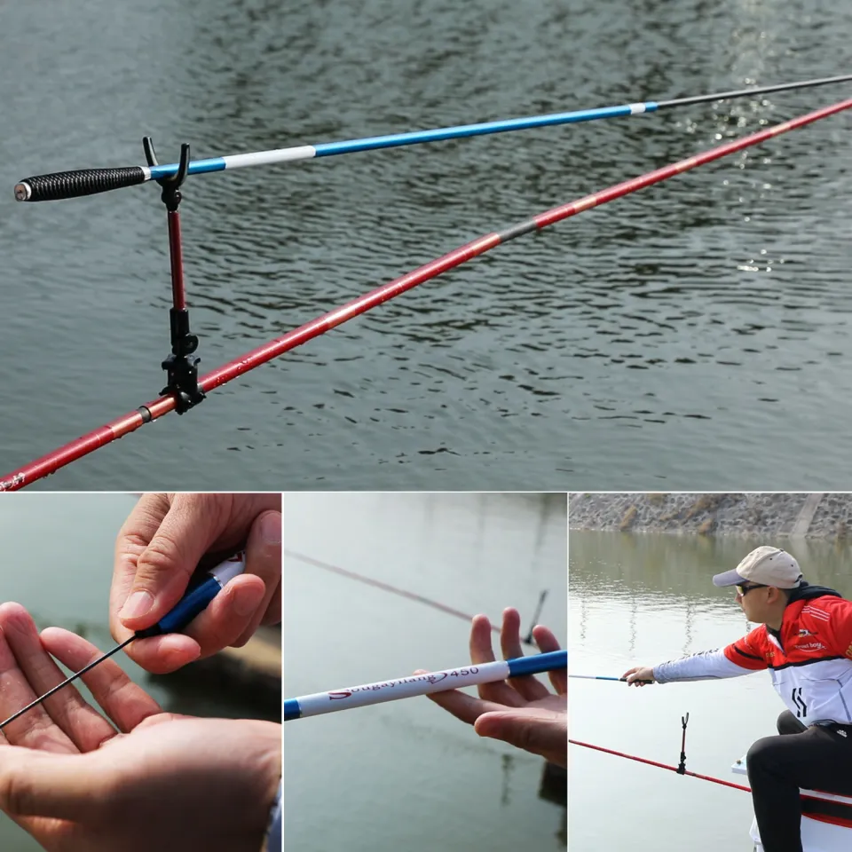 Sougayilang 2.7m-5.4m Fishing Rod Portable Telescopic Carbon Fiber Fishing  Rod Super Light Fishing Pole Outdoor Tool.
