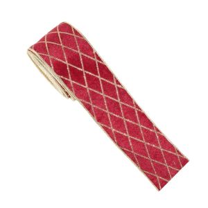 LEKGAVD DIY Craft Christmas Wrapping Ribbon Buffalo Plaid Craft Ribbon Christmas Bow Ribbon Classic Xmas Bow Bow Decorative Webbing Holiday Decoration