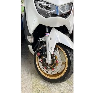Big Disc 260mm With Bracket Front Nmax 155 v1 v2 v3 /Aerox 155 v1 v2 v3 Front 260mm (3Holes)
