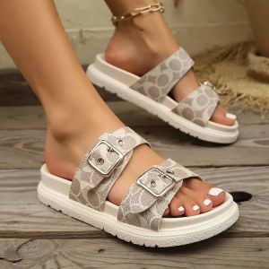 [Free Shipping] Fish-Mouth WomenS Shoes Large Size Thick-Soled Straw-Woven One-Strap Sandals New Style