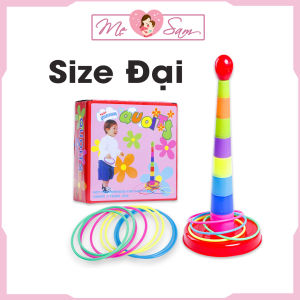 (Size Đại) Bộ trò chơi ném vòng dụng cụ dạy học giúp bé phát triển vận động và trí tuệ Shop Mẹ Sam
