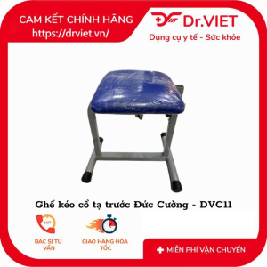 Ghế kéo cổ tạ trước - DVC11 - Đức Cường tập VLTL cho người già người phục hồi sau chấn thương