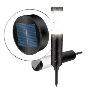 Warmtaste LED Solar Garden Light Outdoor Waterproof Warm White Lawn Lamp Pathway Landscape Light for Park House Courtyard Fence Decoration Lighting