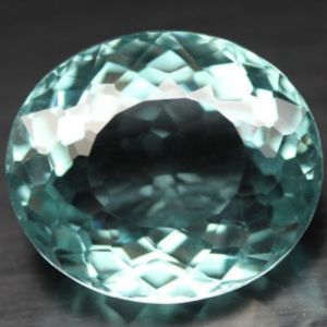 Awesome Natural Light Blue Brazil Quartz 28.60 Cts. Oval Cut Eye Clean Grade AAA+ Loose Gemstone