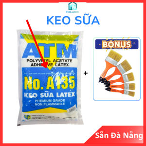[Đà Nẵng]  Combo Keo Sữa ATM No. A135 (Keo Latex) Bịch 1Kg Chính Hãng - Siêu Dính Dán Gỗ Dán Giấy Đồ Handmade
