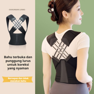【Kirim Dalam 24 Jam】Sabuk Koreksi Postur Tubuh Alat Perbaikan Punggung Bungkuk Penyangga Tulang Belakang Sabuk Postur Ergonomis