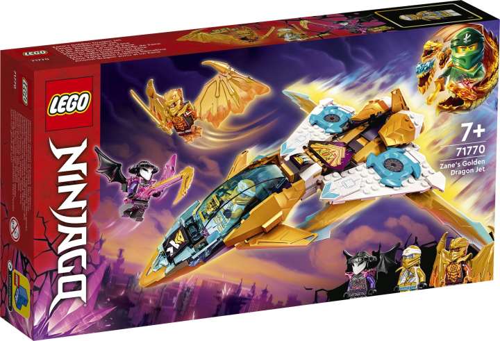 Lego Ninjago 71770 Zanes Golden Dragon Jet Lego Building Set For