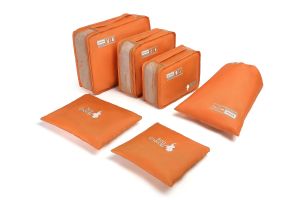 SEA CHOICE 6PCS Packing Cubes Set Travel Luggage Zip Organisers Clothes Underwear Socks Storage Bag Pouch SBS zipper