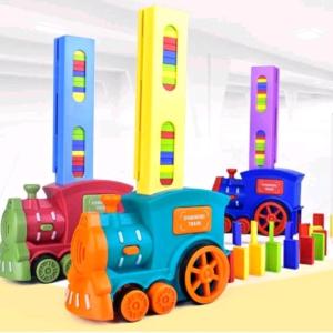 Mainan Edukasi Anak Kereta Domino 60 Pcs