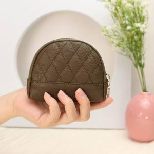 New Korean-style quilted multifunctional large-capacity coin purse card holder key pouch large-capacity mini wallet