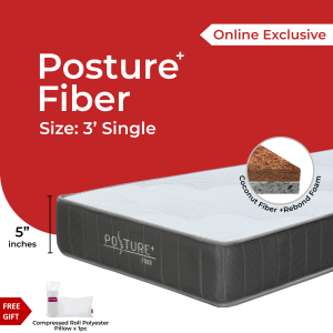 (COCONUT FIBRE SERIES) Goodnite Posture Fiber Single /SuperSingle 5inch Thick& Queen/King 8inch Thick Fiber Mattress