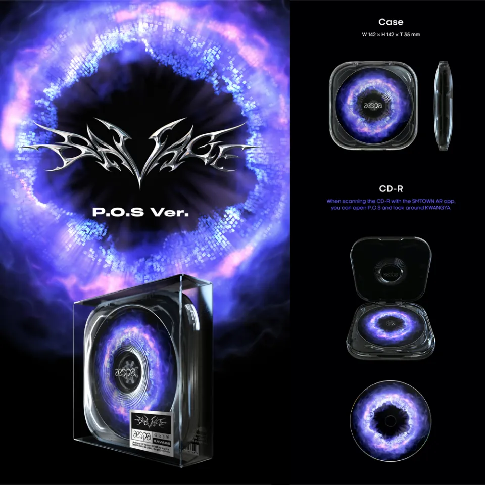 aespa - 1st mini album [ Savage ] P.O.S ver. (Case Ver.) +