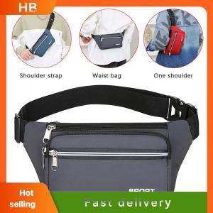 HB Fashion Men Women Waist Bag Casual Fanny Pack Purse Large Phone Belt Bag Pouch Outdoor Travel Phone Bag Banana Hip Bags