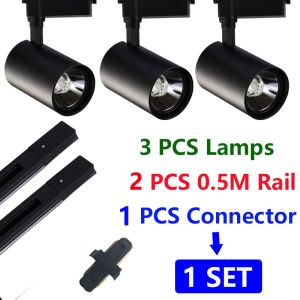 【Ready Stock】 1 Set /Single Track Light Set Ceiling Spotlight Spotlights/Led Spot light/Track Lights/Light ceiling light/Track light/Pin Light For Bedroom Bar Supermarket Factory Decorative COD