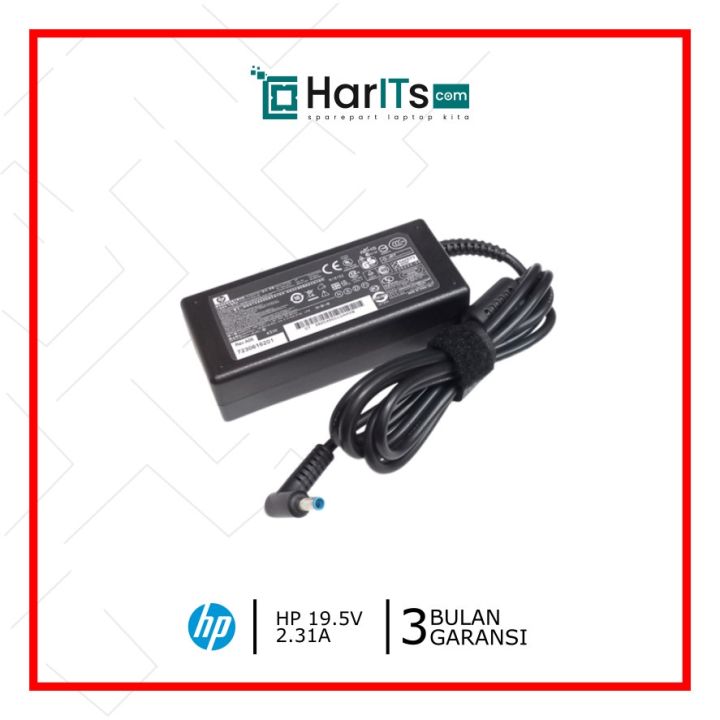 Caricabatterie HP 45W 19.5V 2.31A Con Spinotto Blu – Per EliteBook Pavilion - Foto 4