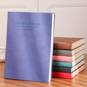TSEVD Thickened A4 Notebook Soft Cover Leather Agenda Notepad Large Travelers Journals Meeting Record Handbook Business Meetings