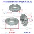 Combo 3 Đồng tiên, nhẫn chặn Phốt nước Máy xịt rửa xe piston 12 , nhẫn kim loại, nhẫn nhựa đầu bơm máy rửa xe  5x12x18/20mm. 