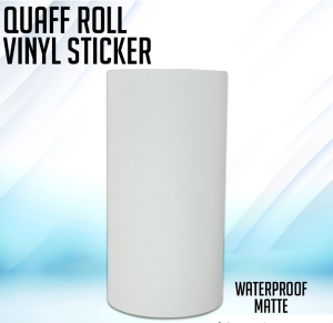 Lineworks QUAFF ROLL Vinyl Sticker Waterproof Glossy and Matte (8.26inx50 meters)(11.7inx50 meters)