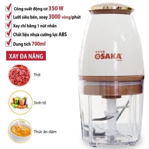 Máy Xay Đa Năng Osaka Nhật Bản - Máy Xay Sinh Tố Thịt Cao Cấp - Lưỡi Dao Lớn Không Gỉ