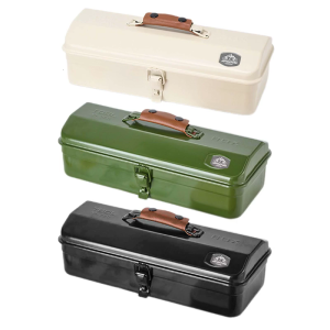 Hộp đựng công cụ kim loại với nhãn dán hộp công cụ nhỏ tay cầm xách tay hộp lưu trữ kim loại hộp đựng công cụ kim Loại mái hông cho ngoài trời