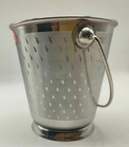 Stainless Steel Small Serving Bucket | Small Bucket for Serving | 200ml approximate (Size - 9cm and 11cm | Pack of 1 pc)