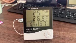 Digital Thermometer Hygrometer Home Use Digital Thermometer suitable home travel workplace or everyday routines Practical Design for the Stated Purpose Easy Home Organisation and Storage