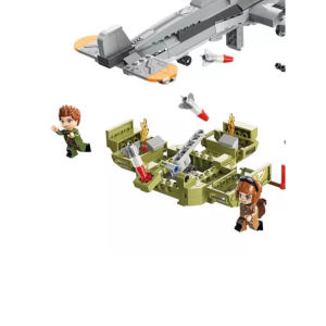 Đồ chơi - QMAN - 21013 Bộ đồ chơi xếp hình mô hình trận chiến ném bom