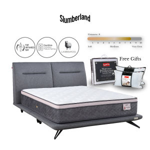 Slumberland Vitalize Lite Mattress | Far Infrared Ray  | Single - King Size | 15 Years Warranty | Natural Latex | Lambswool