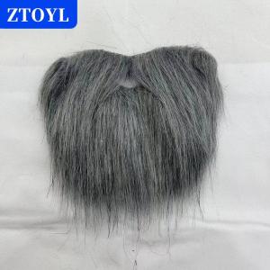 [COD] ZTOYL 1ชิ้นเทศกาลตลกคริสมาสต์อุปกรณ์ประกอบฉากงานพรอมชุดแฟนซีเคราปลอมแฟนซีชุดฮาโลวีนปาร์ตี้ผมหน้าหนวด