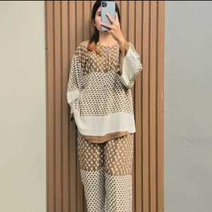 TERLARIS One Set Rayon Kekinian / setelan wanita rayon / setelan wanita