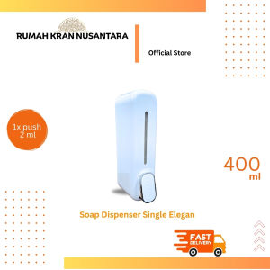 Dispenser Tempat Sabun Cair atau Shampoo Warna Hitam / Putih.