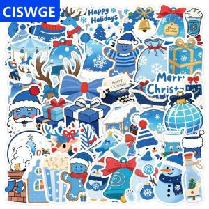 [COD] CISWGE AUTOPARTS 50 miếng dán tem giáng sinh đề can cho máy tính xách tay sổ lưu niệm Mũ bảo hiểm Guitar miếng dán thẩm mỹ sáng tạo tự làm