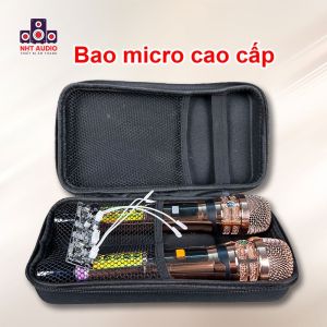 Hộp đựng micro cao cấp bảo vệ micro chống sốc chống trầy xước nhỏ gọn tiện lợi