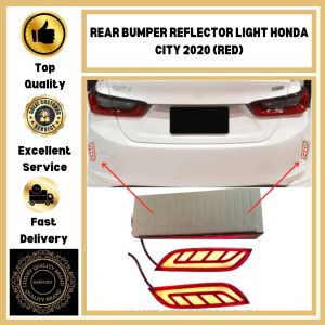 HONDA CITY 2020 RUNNING SIGNAL REAR BUMPER REFLECTOR BRAKE LIGHT 3RD