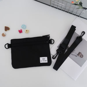 Large Capacity Trendy sports Square Thin Close-Fitting Shoulder Bag