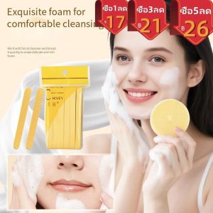 บีบอัดล้างแผ่นหนาล้างแผ่นผ้าฝ้ายพัฟ PVA สาหร่ายเครื่องสำอางฟองน้ำสุภาพสตรีแผ่นทำความสะอาด12/แพ็ค