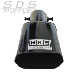 Knalpot HKS Sport Enghanged Hitam untuk Mobil & Truck - Pemasangan Baut