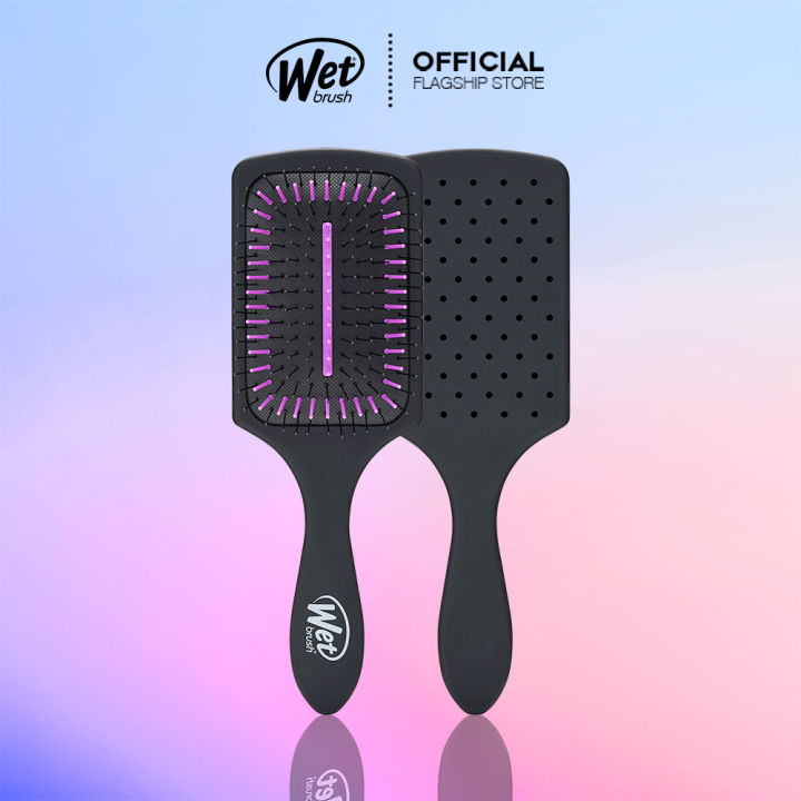 WetBrush Pro Paddle Detangler 2.0 – Entwirrbürste Mit IntelliFlex-Borsten, Für Schonendes Kämmen Auch Bei Nassen Haaren