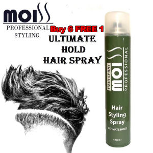 Moiss Professional Hair Styling Spray Extra Ultimate Strong Hold 420ml Hair Spray (West Malaysia Only)