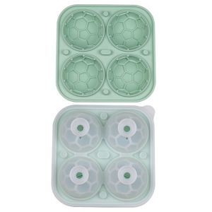 OKDEALS01 4/9 Grids Ice Ball Mold Silicone Non-stick Whiskey Ice Mold Kitchen Tools with Lid Ice Block Mold tail Making