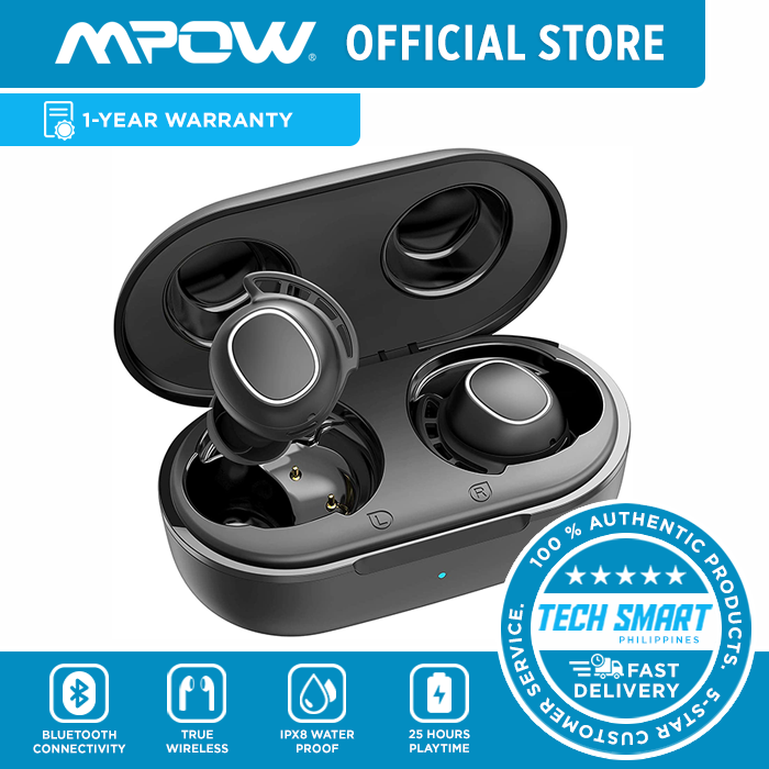 Mpow M30 TWS In Ear Bluetooth Headphones Immersive Bass Sound IPX8